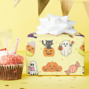 Cadeau Papier d'enveloppement éffrayant pour Halloween