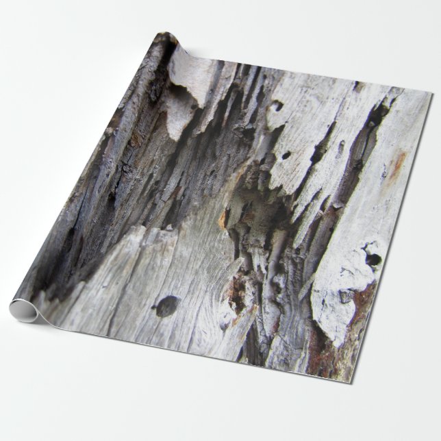 Cadeau Papier d'enveloppement en bois désossé (Déroulé)