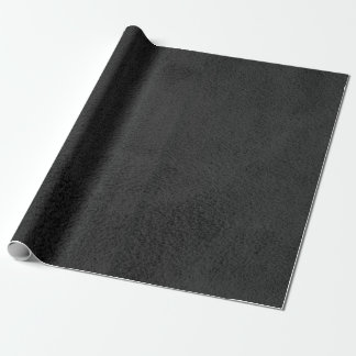 Cadeau Papier d'enveloppement en daim noir