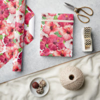 Papier d'enveloppement Floral hawaïen