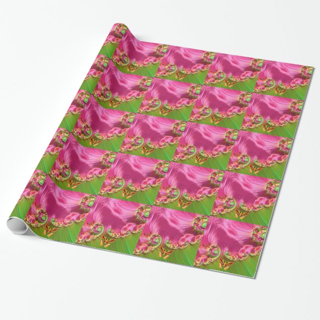 Cadeau Papier d'enveloppement Fractal Art 20 (Déroulé)