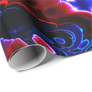 Cadeau Papier d'enveloppement Fractal Art 2-3
