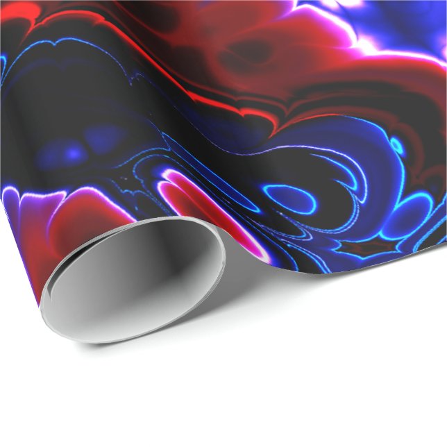 Cadeau Papier d'enveloppement Fractal Art 2-3 (Coin rond)