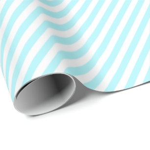 Cadeau Papier d'enveloppement HAMbWG - Bande Mint/Blanc