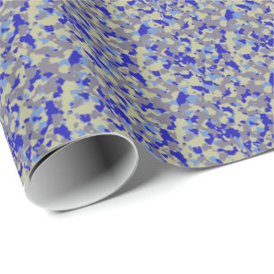 Cadeau Papier d'enveloppement HAMbWG - Camouflage bleu