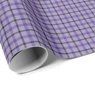 Cadeau Papier d'enveloppement HAMbWG - Tartan violet