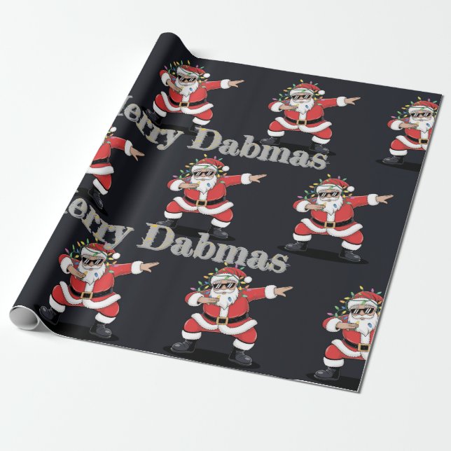 Cadeau Papier d'enveloppement Joyeux Dabmas (Déroulé)
