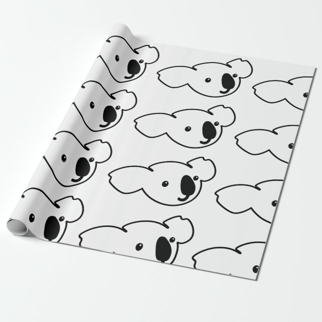 Cadeau Papier d'enveloppement Koala Jo (Déroulé)