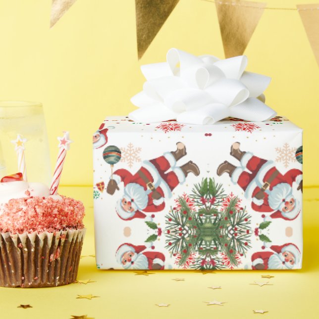 Cadeau Papier d'enveloppement Kraft de Noël (Fête d'anniversaire)