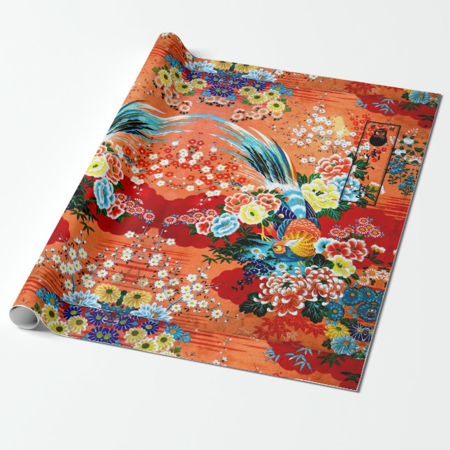 Cadeau Papier d'enveloppement Mah Jongg (Déroulé)