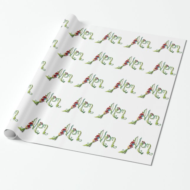 Cadeau Papier d'enveloppement maman (Déroulé)