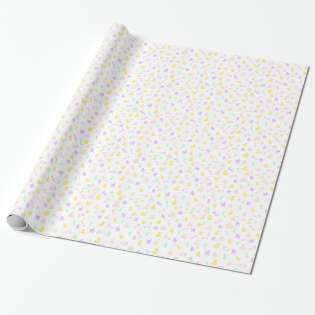 Cadeau Papier d'enveloppement mignon pour bébé (Déroulé)