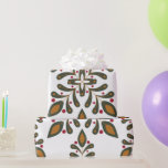 Cadeau Papier d'enveloppement moderne Boho Christmas<br><div class="desc">Restez simple avec ce Boho naturel sentir Noël Festive papier d'emballage. Facile à associer à n'importe quel élément naturel. Amusant et frais.</div>