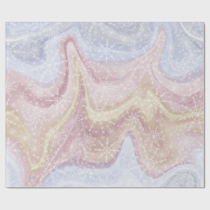 Cadeau Papier d'enveloppement moderne Boho Snowflake Holi