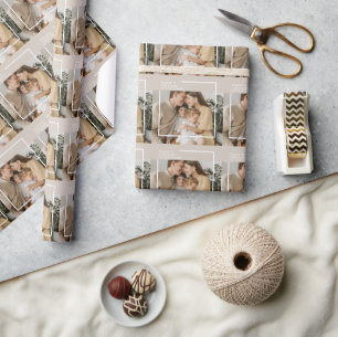 Cadeau Papier d'enveloppement moderne personnalisé avec p