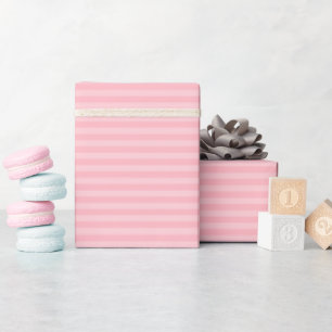 Cadeau Papier d'enveloppement monochromatique rose pâle