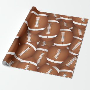 Cadeau Papier d'enveloppement Motif de football