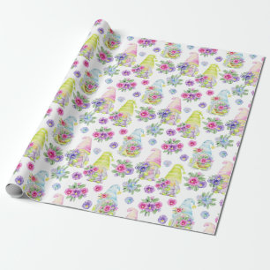 Cadeau Papier d'enveloppement Motif de Pâques mignon