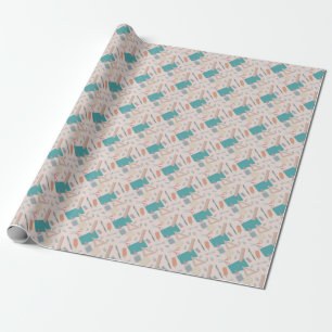 Cadeau Papier d'enveloppement motif vert amusant de l'éco