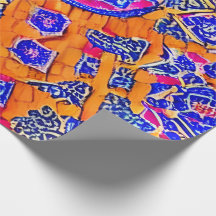 Papier d'enveloppement mystique Marrakech
