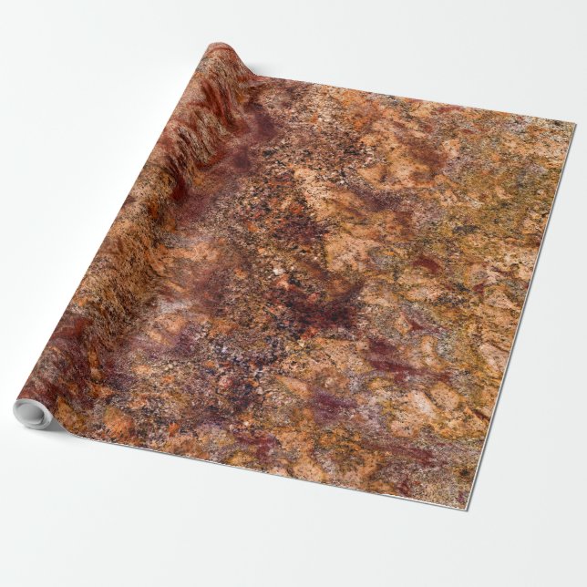 Cadeau Papier d'enveloppement naturel en pierre (Déroulé)