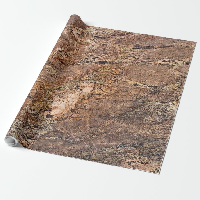 Cadeau Papier d'enveloppement naturel en pierre (Déroulé)