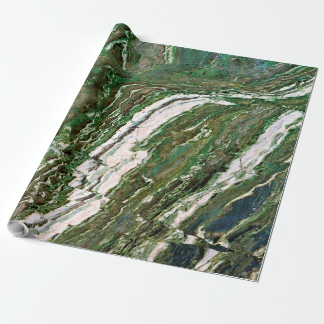 Cadeau Papier d'enveloppement naturel en pierre (Déroulé)