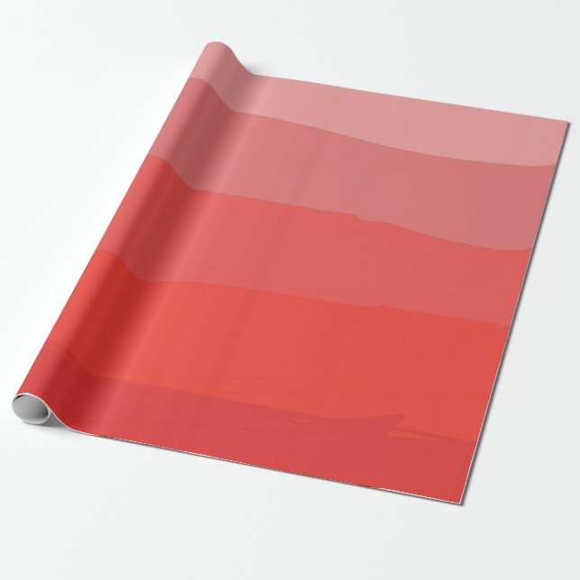 Cadeau Papier d'enveloppement Ombre rouge (Déroulé)