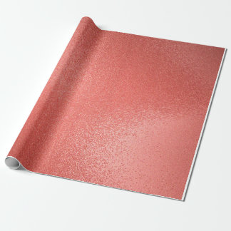 Cadeau Papier d'enveloppement or Rose brillant
