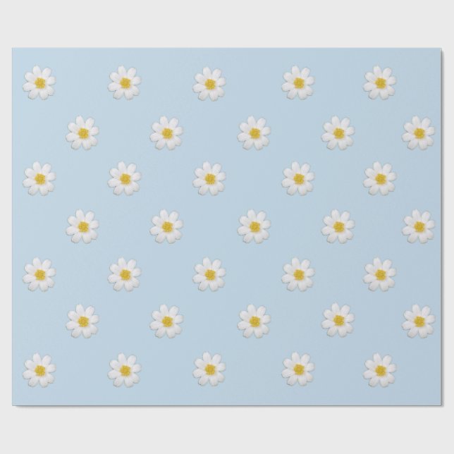 Cadeau Papier d'enveloppement Pastel Daisy (Plat)