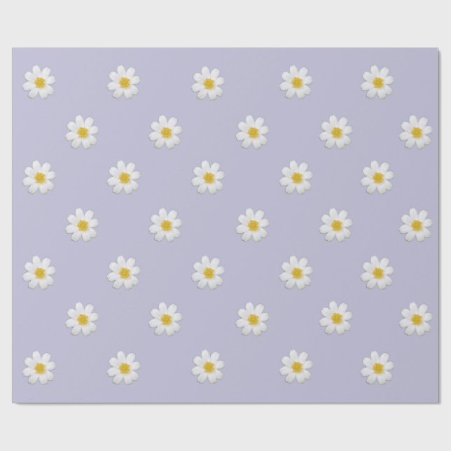 Cadeau Papier d'enveloppement Pastel Daisy (Plat)