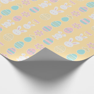 Cadeau Papier d'enveloppement Pastel Pâques