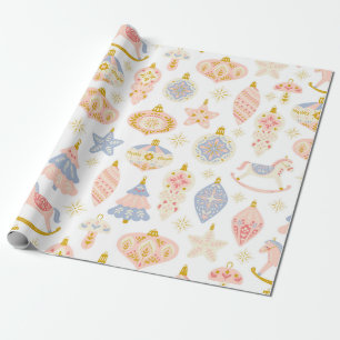 Cadeau Papier d'enveloppement Pastel vintage