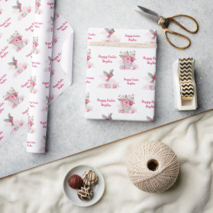 Cadeau Papier d'enveloppement personnalisé de Pâques