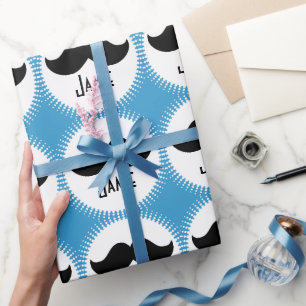 Cadeau Papier d'enveloppement personnalisé pour bébé garç