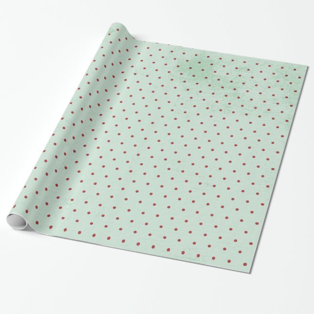 Cadeau Papier d'enveloppement Polkadot Poke Poke (Déroulé)