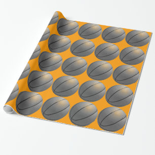Cadeau Papier d'enveloppement Pop Art Basketball