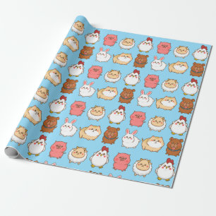 Cadeau Papier d'enveloppement pour animaux mignons