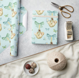 Cadeau Papier d'enveloppement pour bébé