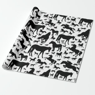 Cadeau Papier d'enveloppement pour chevaux ou pour décou