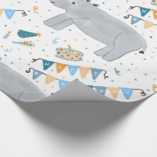 Cadeau Papier d'enveloppement pour l'anniversaire de Rhin