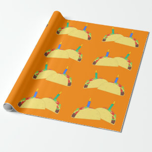 Cadeau Papier d'enveloppement pour l'anniversaire de Taco