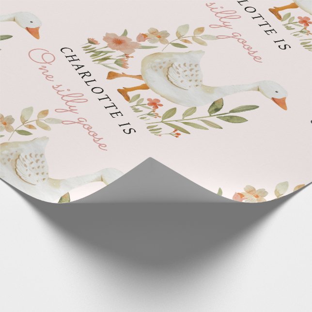 Cadeau Papier d'enveloppement pour l'anniversaire d'oie (Coin)