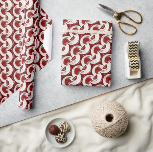 Cadeau Papier d'enveloppement pour Motif à bulles Bourgog