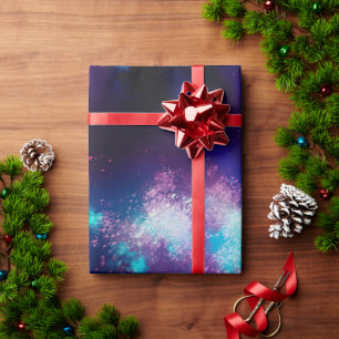 Cadeau Papier d'enveloppement pour néon de nuit Sky