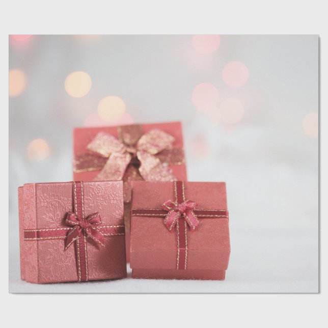 Cadeau Papier d'enveloppement présent Noël (Plat)