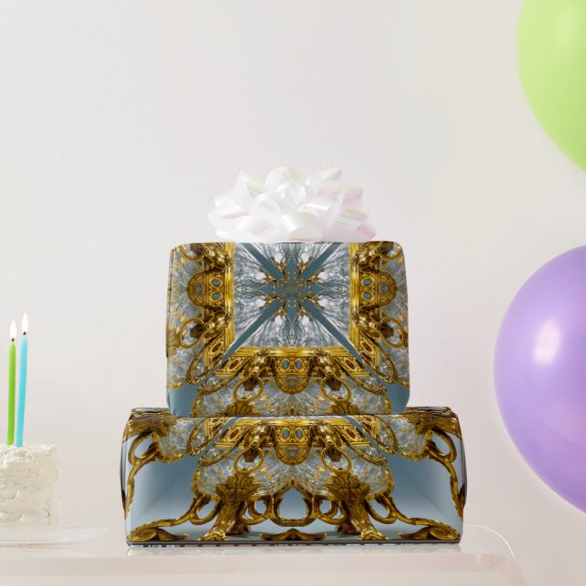 Cadeau Papier d'enveloppement romantique Baxxtrea (Cadeaux de fête)