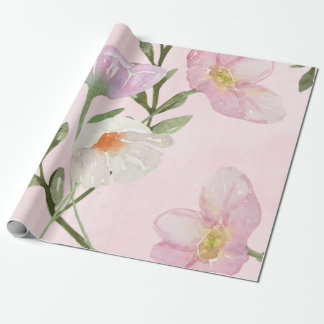 Cadeau Papier d'enveloppement rose