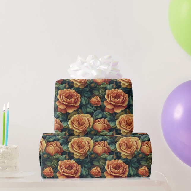 Cadeau Papier d'enveloppement Rose radiant (Cadeaux de fête)