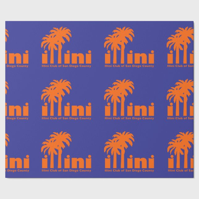 Cadeau Papier d'enveloppement San Diego Illini (Couture)